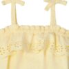 By Gerber Baby Girl Bubble Romper with Flutter Sleeves, Sizes 0/3 Months - 24 Months