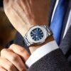 Men Watch Rose Gold Quartz Stainless Steel Sports Waterproof Luminous Date Fashion Watches
