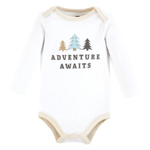 Cotton Long-Sleeve Bodysuits, 5-Pack, Newborn- 24 Months