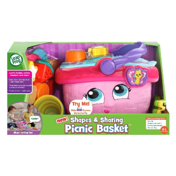 Shapes & Sharing Picnic Basket  with Accessories, Baby and Toddler Toys