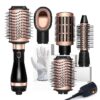 Hair Dryer Brush, Hot Air Brush, Blow Dryer Brush Tool Set Straightener/Dryer/Curling Plastic