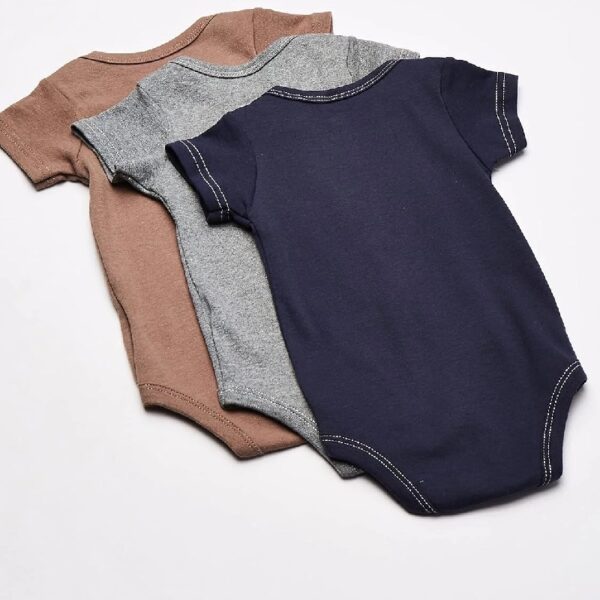 Short Sleeve Bodysuits, 5-Pack, Newborn- 24 Months