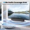 Sound Bar for TV, Soundbar with Subwoofer, Wired & Wireless Bluetooth 5.0 3D Surround Speakers, Optical/AUX/RCA/USB Connection, Wall Mountable, Remote Control
