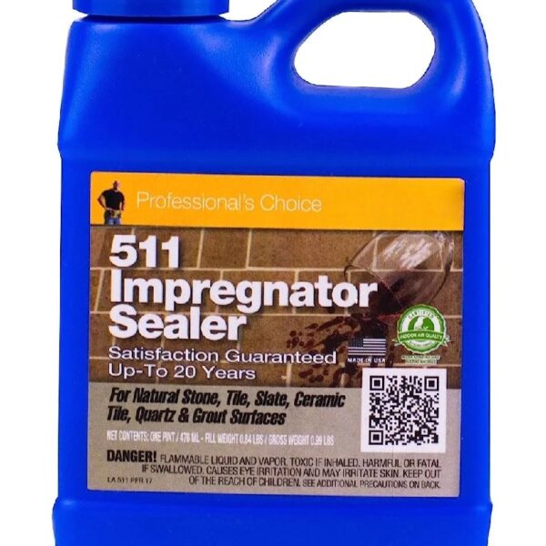 511PT6  511 Impregnator Sealer, Pint, Clear