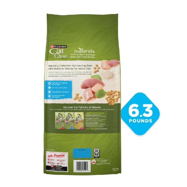 Purina Cat Chow Naturals, Indoor Dry Cat Food, Chicken & Turkey, 18 lb Bag