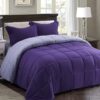 Light Weight Down Alternative Comforter Set, Queen, Green, Reversible