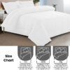 Lux Decor Collection 5 Piece Queen Down Alternative Comforter Set, Washable Duvet Bedding Set - Quatrefoil Navy