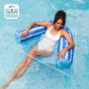Shaka Sling XL Pool Float, Doubled-Sided Mesh, Quick Draining Fabric, No Inflation Needed, Sweet Shells Berry