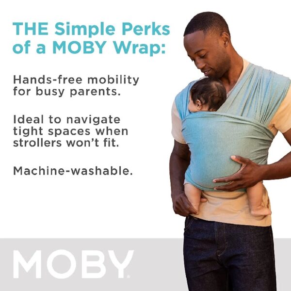 Moby Wrap Baby Carrier , Element , Baby Wrap Carrier for Newborns & Infants
