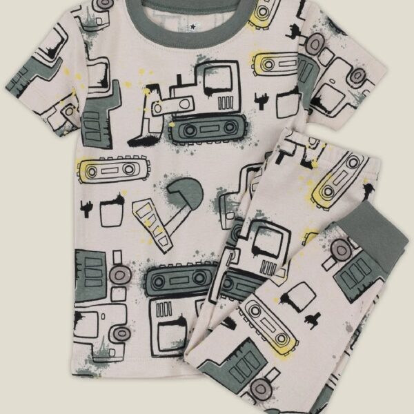 Baby & Toddler Boys 4Pc Short Sleeve Snug Fit Sleepwear, Size 9 Months-5T