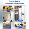Smart Door Knob, Keyless Smart Door Lock Smart Deadbolt with App Control & Fingerprint & 2 Keys,Electronic Door Lock for Home, Apartment, Office,Bronze