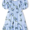 Mommy and Me Floral Ruffle Dress, Sizes XS-XXL