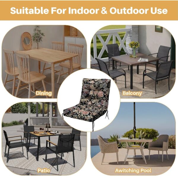 42” x 21” Hawaii Back Chair Outdoor Seating Cushions, Durable Polyester
