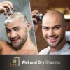 Head Shaver for Bald Men, Magnetic Electric Razor for Men, IPX7 Waterproof Rechargeable Shaver