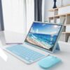 Tablet 2 in 1 Tablet with Keyboard Including Case Mouse Stylus, 10 inch Tablet Android 14 Tablets PC, 10.1