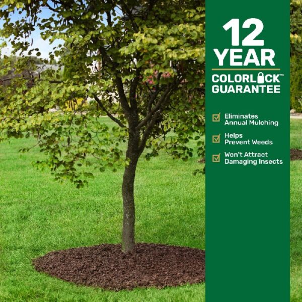 Premium Brown Rubber Mulch Nuggets, 0.8 cu ft