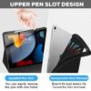 Keyboard Case for iPad 9th/8th/7th Gen 10.2 inch, iPad Air 3rd, Pro 10.5 - Colorful Backlite Keyboard, 360 Rotatable Detachable Magnetic Protective Cover, Pencil Holder, Auto Sleep/Wake