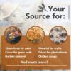 Premium Garden Straw (4 LBS) - Straw Mulch That is Designed for Use in Compost Beds, Gardens, Pet Bedding, Lawns and Much More. by Home and Country USA