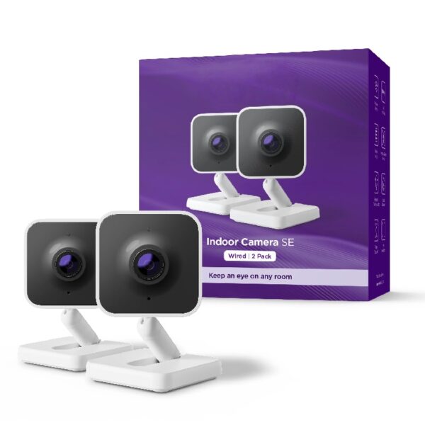 Indoor Camera SE - Home Security - 2-Pack - Wired Security Camera with 1080p HD & Wi-Fi 6