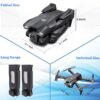 Drone with Camera for Adults Kids, Dual 4K HD Mini FPV RC Quadcopter for Kids Beginners