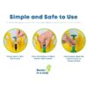 Balloonee Standard Disposable Helium Party Kit, Helium Tank for Balloons At Home, 7 Cu Ft Helium Balloon Pump Kit with 30 Assorted Latex Balloons