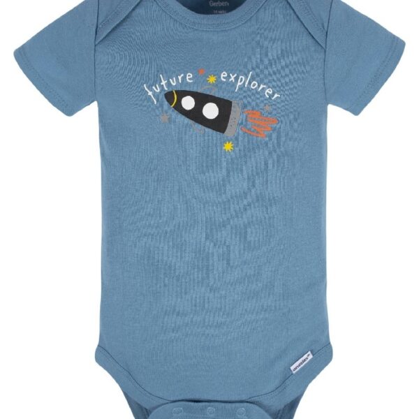 Baby Boy Short Sleeves Onesies Bodysuits, 8-Pack, Sizes Newborn-12M