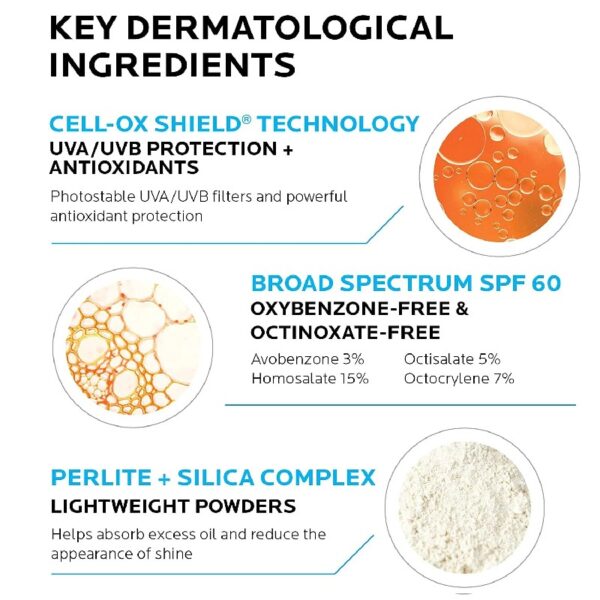 Anthelios Clear Skin SPF 60 Dry Touch Sunscreen, 1.7 fl oz