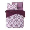7 Piece Reversible Bed in a Bag Comforter Set with Sheets, Black, Queen