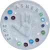 Large DIY Stepping Stone Kit, Handprint Stepping Stone, Mother's Day Gift, Footprint Stepping Stone (14 Inch)