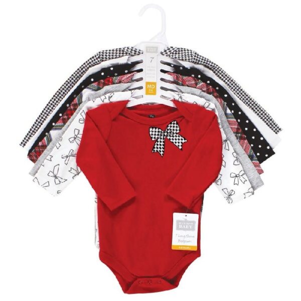 Cotton Long-Sleeve Bodysuits, 7-Pack, Preemie-24 Months