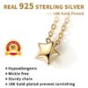 Dainty Heart Necklace Sterling Silver Charm Necklace Pendant Jewelry Gift for Women Mom