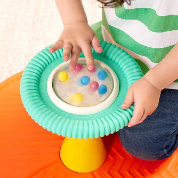 Twist & Spin Activity Toy 3 Pieces with Ball Popper, Toddler 18 Months and Preschool Toys