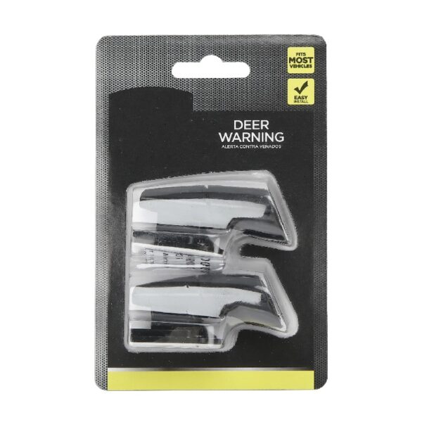 (2 pack) Universal Deer Warning Whistle for Car, Truck, Van, and SUV, 113 Decibels, Black