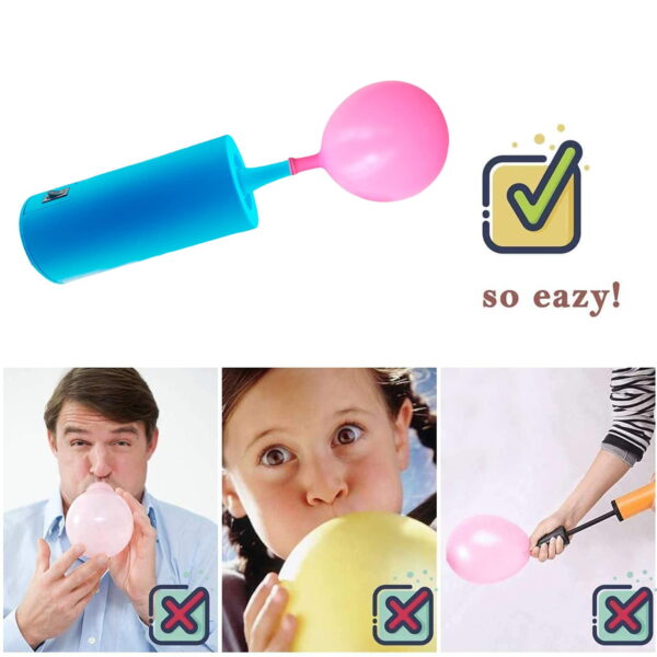Ellis Kas Balloon pump Electric, Portable air pump for balloons, balloon inflator pump for Party Wedding Decoration
