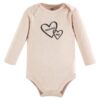 Cotton Long-Sleeve Bodysuits, 5-Pack, Newborn- 24 Months