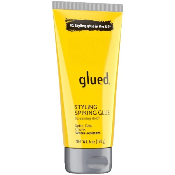 (4 pack) Glued Styling Spiking Hair Gel, 6 oz