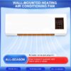 Air Conditioner, Portable Air Conditioners, Wall Mounted Air Conditioner and Fast Heater with Remote for Home Office Bedroom, Energy-saving, 1500W