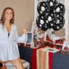 PMU Graduation Balloons 11 Inch PartyTex Premium Emerald Green with All-Over Print White Grad Caps-Confetti and Streamers Pkg/100