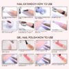Acrylic Nail Kit with U V Lamp with Everything Starter Nail Kit Set Professional for Beginners