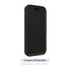Rugged Phone Case with Holster for iPhone 16 Pro Max - Black