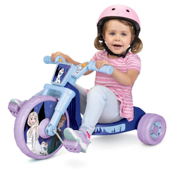 Fly Wheel Frozen Junior Cruiser Tricycle with 10 inch Front Wheel Child 2 to 4 Years