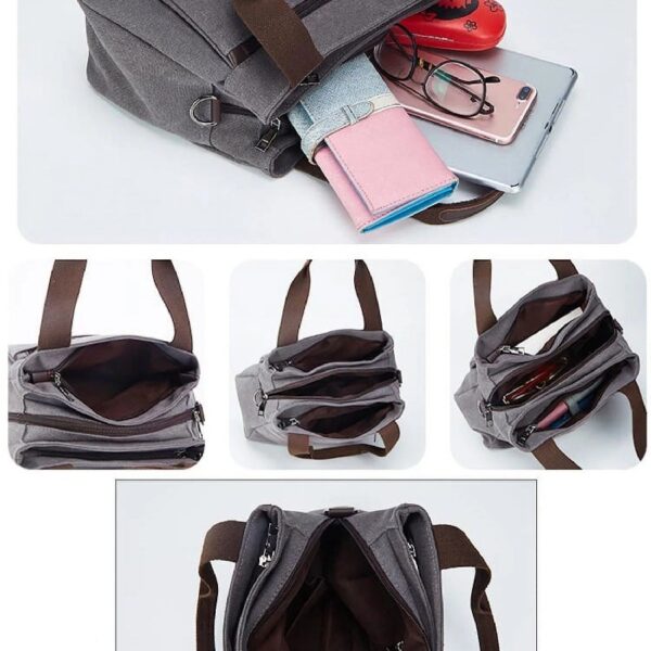 Ablanczoom Handbags Womens Tote Bags Multiple Pockets Lady Shoulder Crossbady Bags