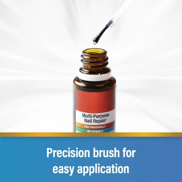 Multi-Purpose Nail Repair, Nail Solution for Discolored and Damaged Nails, 0.43 oz