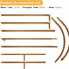 Garfans 7.9FT Wedding Arch  for Birthday Decoration Round Backdrop Stand Circle Balloon Arch Frame Halloween Christmas Parties Garland Stand White