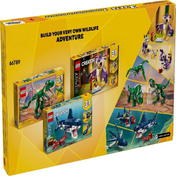 Creator Animal Gift Set, Build and Rebuild 9 Exciting Animal Toys in 1 Box, Gift for Nature Lovers, 66789