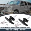2 Set RIGHT Truck Cap Locking T-Handles for Pickup Truck Cap Camper Shell T-Handles Lock w/ 4 Keys Bolts