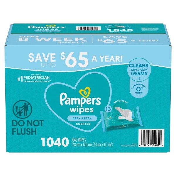 Scented Baby Wipes Baby Fresh (1,040 Count)