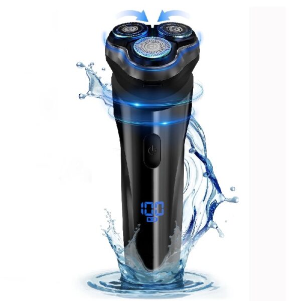 Electric Razor, Electric Shavers for Men, Wet/Dry Shaver LED Display/Travel Lock/Type C/Ipx7