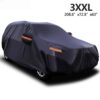 Heavy Duty Waterproof Full Car Cover All Weather Protection Outdoor Indoor Use UV Dustproof for Auto,SUV,Sedan