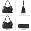 Sendfen Handbags for Women Shoulder Bags Tote Satchel Hobo 4pcs Purse Set